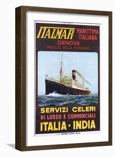 Italmar Marittima Italiana Poster-null-Framed Giclee Print