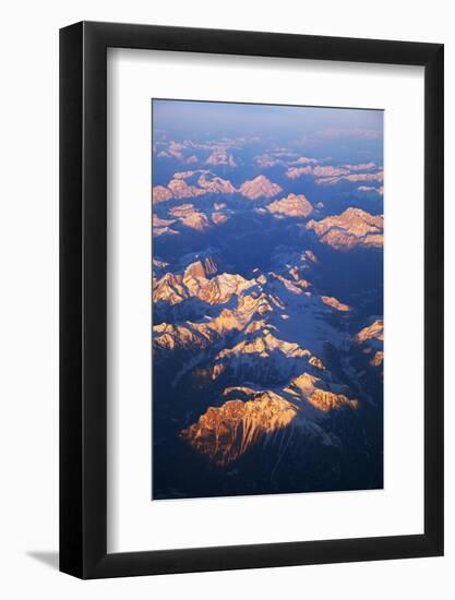 Italy, Alps. Aerial View of Alps.-Ken Scicluna-Framed Photographic Print