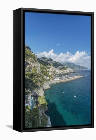 Italy, Amalfi Coast, Amalfi Town-Rob Tilley-Framed Premier Image Canvas