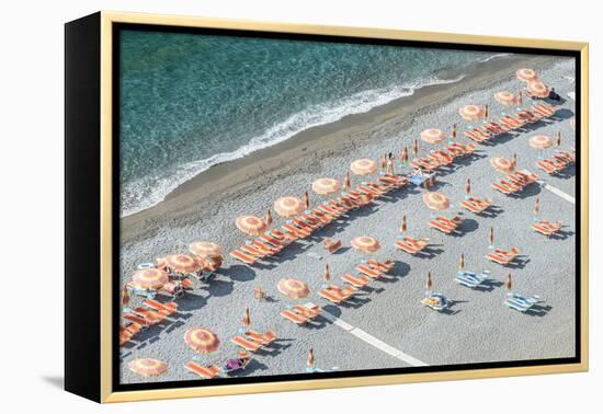 Italy, Amalfi Coast, Positano Beach-Rob Tilley-Framed Premier Image Canvas