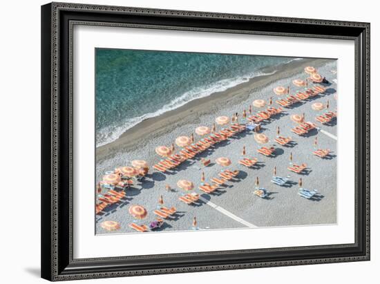 Italy, Amalfi Coast, Positano Beach-Rob Tilley-Framed Photographic Print