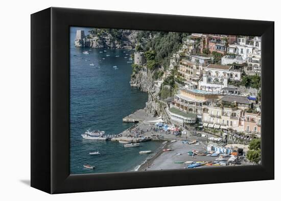 Italy, Amalfi Coast, Positano-Rob Tilley-Framed Premier Image Canvas