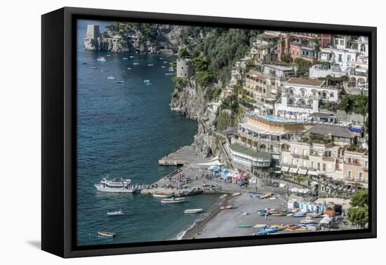 Italy, Amalfi Coast, Positano-Rob Tilley-Framed Premier Image Canvas