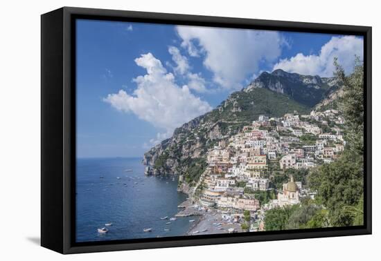 Italy, Amalfi Coast, Positano-Rob Tilley-Framed Premier Image Canvas