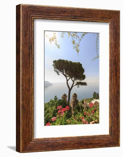 Italy, Amalfi Coast, Ravello, Villa Rufolo-Francesco Iacobelli-Framed Photographic Print