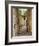 Italy, Apulia, Foggia, Vieste. A picturesque alley in Vieste old town.-Julie Eggers-Framed Premium Photographic Print