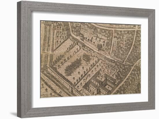 Italy, Bologna, Ichnoscenografia of Bologna-null-Framed Giclee Print