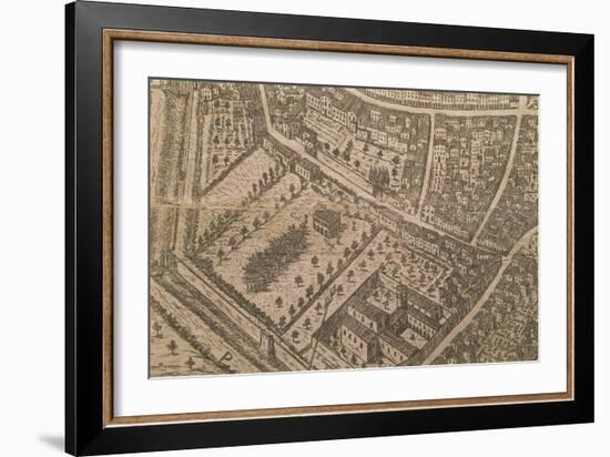 Italy, Bologna, Ichnoscenografia of Bologna-null-Framed Giclee Print