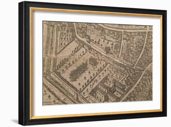 Italy, Bologna, Ichnoscenografia of Bologna-null-Framed Giclee Print