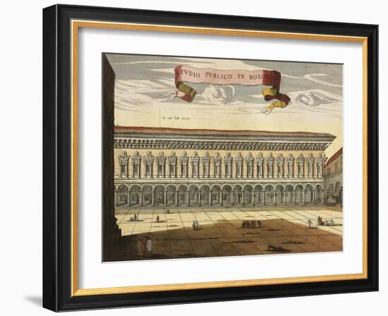 Italy, Bologna, View of the Public Study-null-Framed Giclee Print