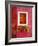 Italy, Burano. Colorful window and walls.-Jaynes Gallery-Framed Photographic Print