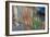 Italy, Burano, reflection of colorful houses in canal.-Merrill Images-Framed Photographic Print