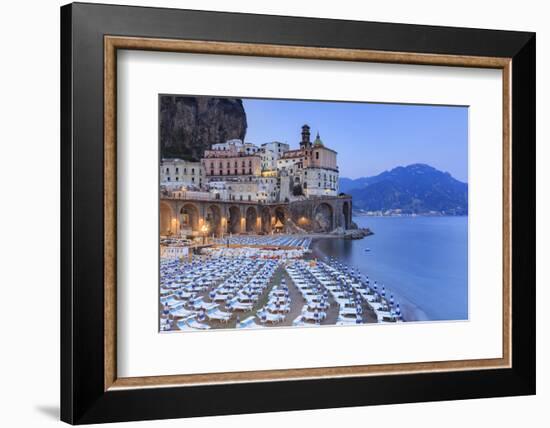Italy, Campania, Amalfi Coast, Salerno district. Peninsula of Sorrento. Atrani.-Francesco Iacobelli-Framed Photographic Print
