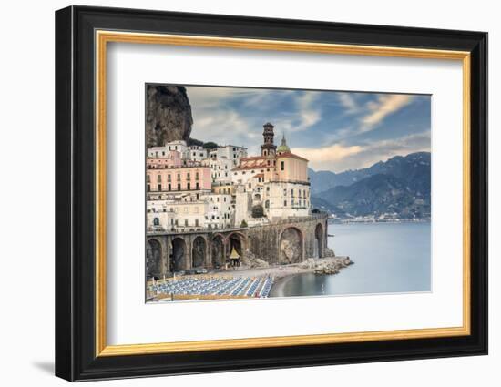 Italy, Campania, Amalfi Coast, Salerno district. Peninsula of Sorrento. Atrani.-Francesco Iacobelli-Framed Photographic Print