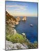 Italy, Campania, Napoli District, Capri, Faraglioni-Francesco Iacobelli-Mounted Photographic Print