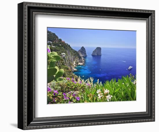 Italy, Campania, Napoli District, Capri, Faraglioni-Francesco Iacobelli-Framed Photographic Print