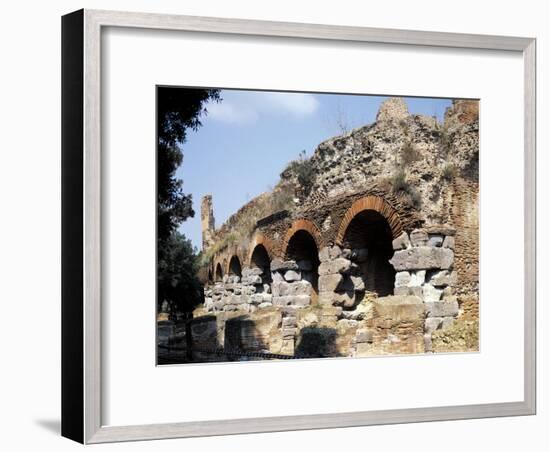 Italy, Campania Region, Napoli Province, Pozzuoli, Ruins of Flavian Amphitheater-null-Framed Giclee Print
