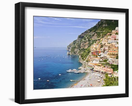 Italy, Campania, Salerno District, Peninsula of Sorrento, Positano-Francesco Iacobelli-Framed Photographic Print