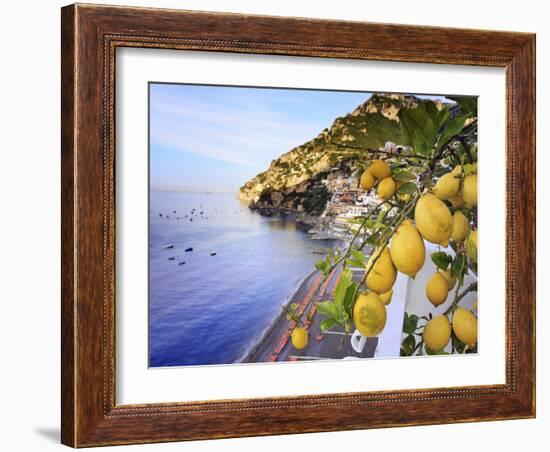 Italy, Campania, Salerno District, Peninsula of Sorrento, Positano-Francesco Iacobelli-Framed Photographic Print