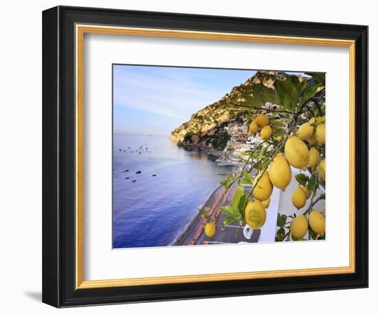 Italy, Campania, Salerno District, Peninsula of Sorrento, Positano-Francesco Iacobelli-Framed Photographic Print