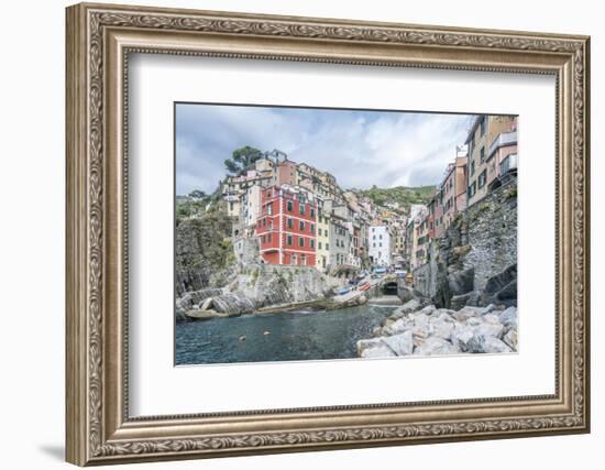 Italy, Cinque Terre, Riomaggiore-Rob Tilley-Framed Photographic Print