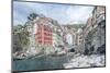 Italy, Cinque Terre, Riomaggiore-Rob Tilley-Mounted Photographic Print