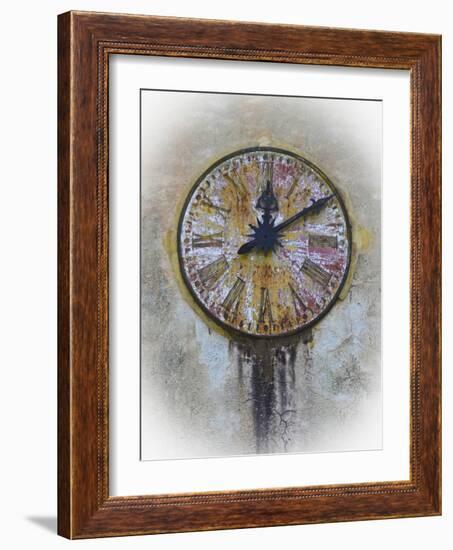 Italy Clock 1-Chris Bliss-Framed Photographic Print