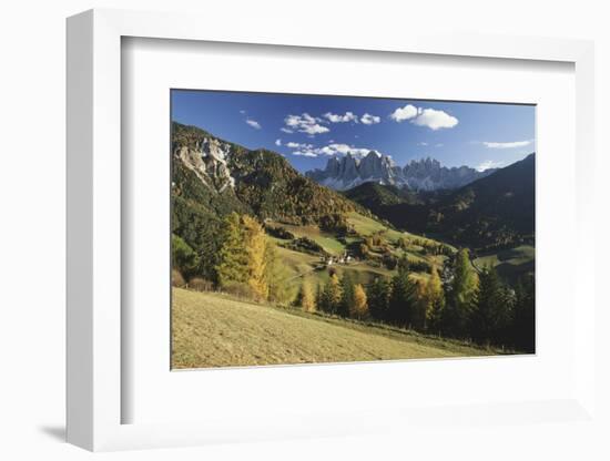 Italy, Cortina, Dolomites, View from over Rolling Landscape-Gavin Hellier-Framed Photographic Print