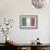 Italy Country Flag - Barnwood Painting-Lantern Press-Framed Art Print displayed on a wall