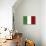 Italy Country Flag - Letterpress-Lantern Press-Art Print displayed on a wall