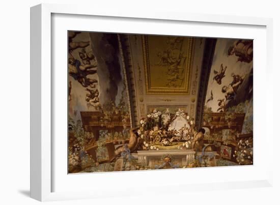 Italy, Ducal Palace, Sassuolo, Emilia-Romagna, Bacchus Galleryed Ceiling-null-Framed Giclee Print