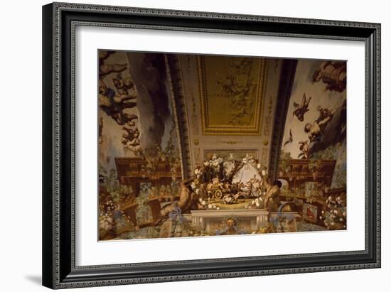 Italy, Ducal Palace, Sassuolo, Emilia-Romagna, Bacchus Galleryed Ceiling-null-Framed Giclee Print