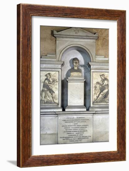 Italy, Emilia-Romagna, Bologna, Certosa Cemetery, Main Cloister, Funeral Monument for Paolo Costa-null-Framed Giclee Print