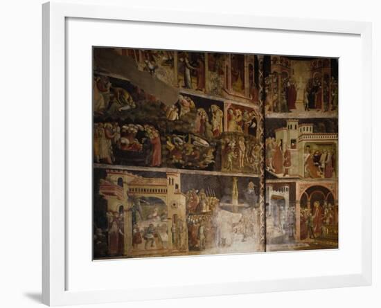 Italy, Emilia-Romagna, Parma, Cathedral of Santa Maria Assunta, Valeri Chapel Frescoes, 1423-1426-null-Framed Giclee Print