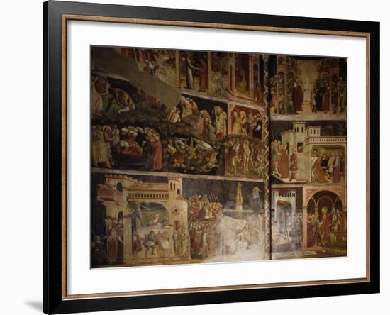 Italy, Emilia-Romagna, Parma, Cathedral of Santa Maria Assunta, Valeri Chapel Frescoes, 1423-1426-null-Framed Giclee Print