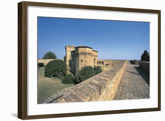 Italy, Emilia-Romagna Region, Castle Malatestiana in Cesena-null-Framed Giclee Print