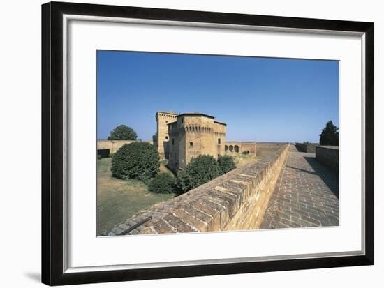 Italy, Emilia-Romagna Region, Castle Malatestiana in Cesena-null-Framed Giclee Print