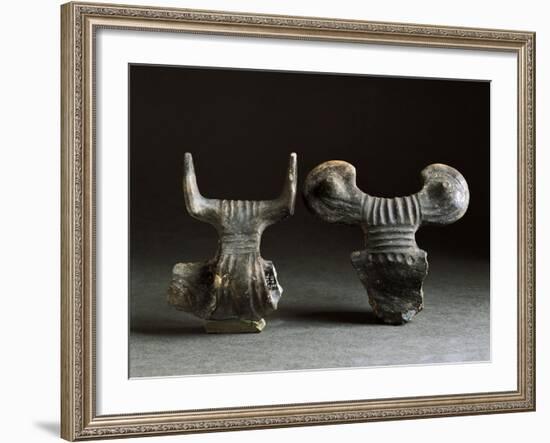 Italy, Emilia Romagna Region, Engraved Horn Shaped Handles-null-Framed Giclee Print
