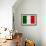 Italy Flag Design with Wood Patterning - Flags of the World Series-Philippe Hugonnard-Framed Art Print displayed on a wall