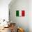 Italy Flag Design with Wood Patterning - Flags of the World Series-Philippe Hugonnard-Mounted Art Print displayed on a wall