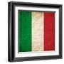 Italy Flag-Wonderful Dream-Framed Art Print