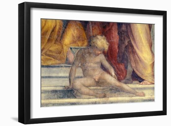 Italy, Florence, Cloister of Votes, Basilica of Most Holy Annunciation, Visitation, 1514-1516-Pontormo-Framed Giclee Print