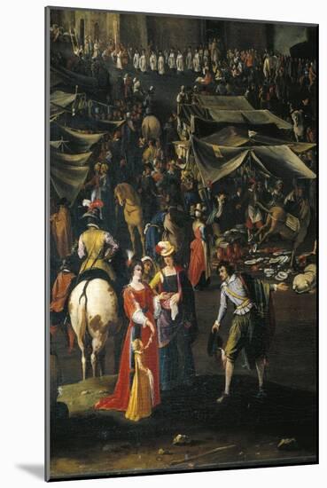 Italy, Florence, Fair of Impruneta, 1618-null-Mounted Giclee Print