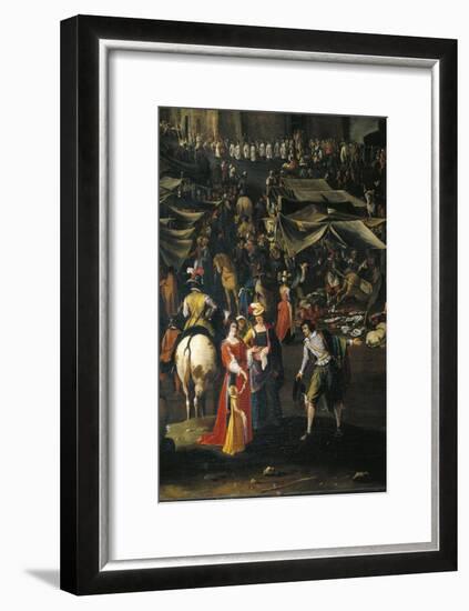 Italy, Florence, Fair of Impruneta, 1618-null-Framed Giclee Print