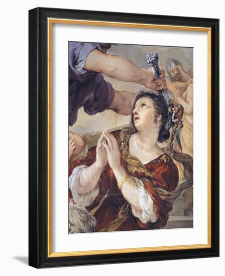 Italy, Florence, Palazzo Pitti, Stove Room in Palatine Gallery, Iron Age-Pietro da Cortona-Framed Giclee Print