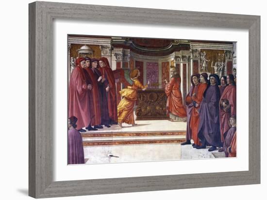 Italy, Florence, Santa Maria Novella, Main Chapel or Tornabuoni Chapel-Domenico Ghirlandaio-Framed Giclee Print