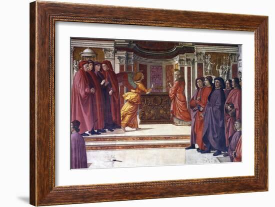 Italy, Florence, Santa Maria Novella, Main Chapel or Tornabuoni Chapel-Domenico Ghirlandaio-Framed Giclee Print