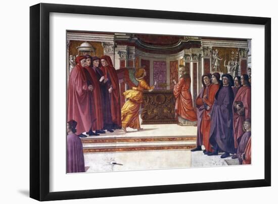 Italy, Florence, Santa Maria Novella, Main Chapel or Tornabuoni Chapel-Domenico Ghirlandaio-Framed Giclee Print