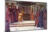 Italy, Florence, Santa Maria Novella, Main Chapel or Tornabuoni Chapel-Domenico Ghirlandaio-Mounted Giclee Print