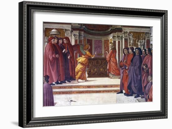 Italy, Florence, Santa Maria Novella, Main Chapel or Tornabuoni Chapel-Domenico Ghirlandaio-Framed Giclee Print